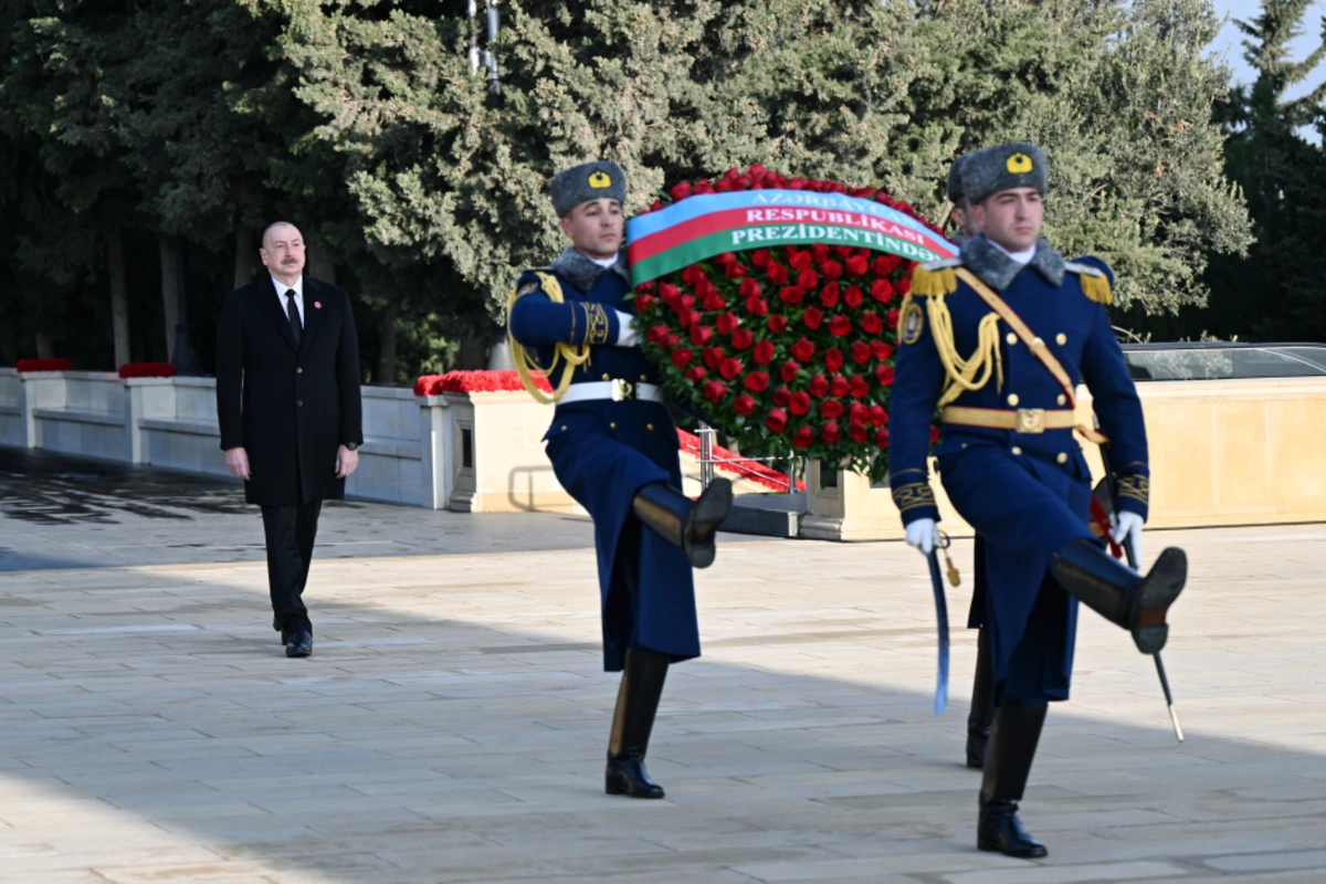 Azerbaijan President Honors 20 January Martyrs