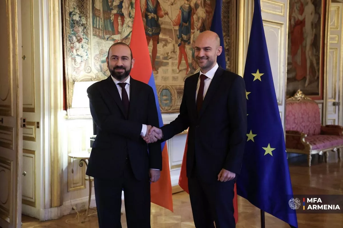 Mirzoyan and Barrot Discuss Washington Accords