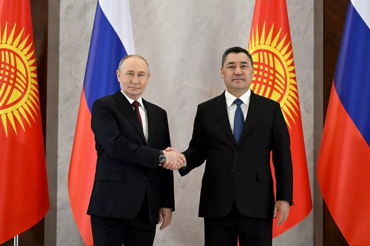 Russia's Putin Holds One-On-One Meeting With President of Kyrgyzstan