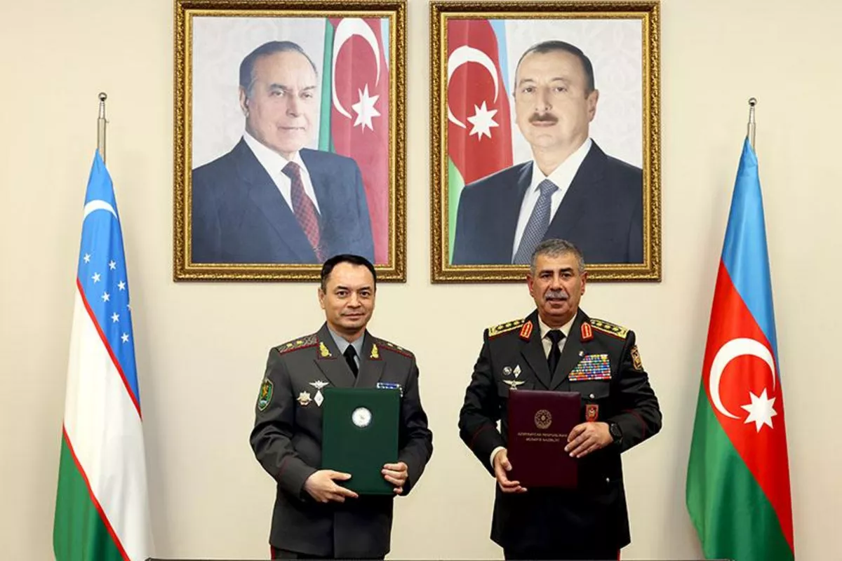 Azerbaijan, Uzbekistan Sign Bilateral Military Cooperation Plan