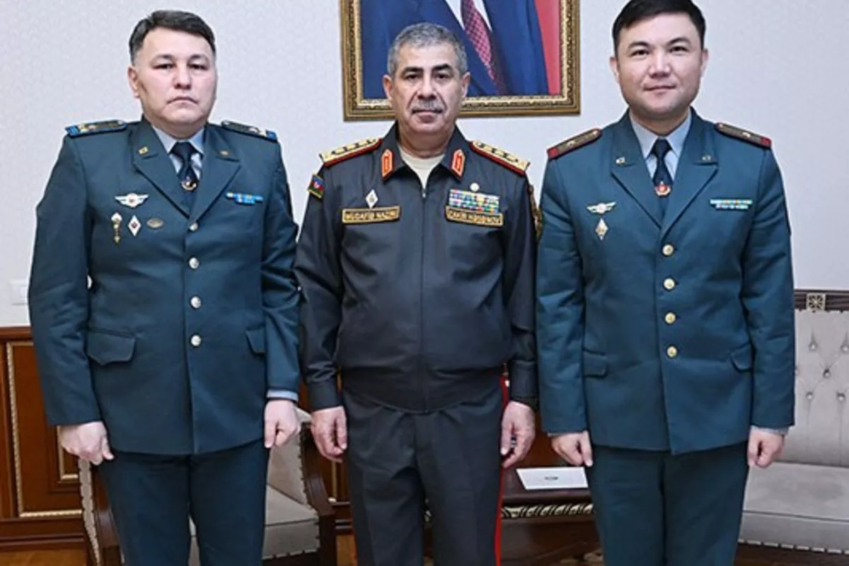 Azerbaijan Supports Kazakhstan in Expanding Military Ties