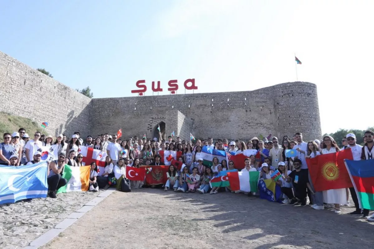 Participants of 6th Summer Camp for Diaspora Youth Tour Shusha