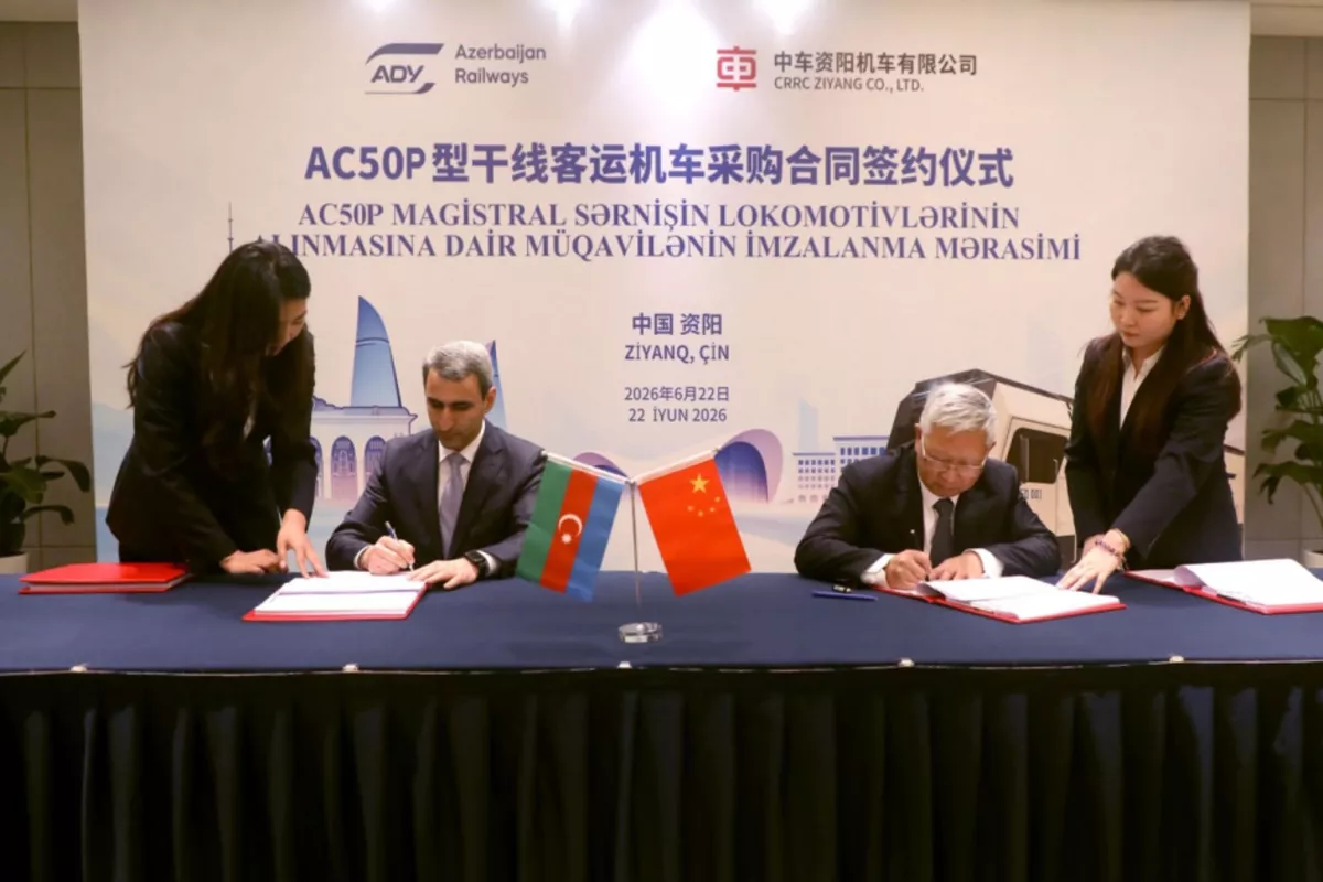 Azerbaijan Railways Expands Fleet With New Chinese Locomotives
