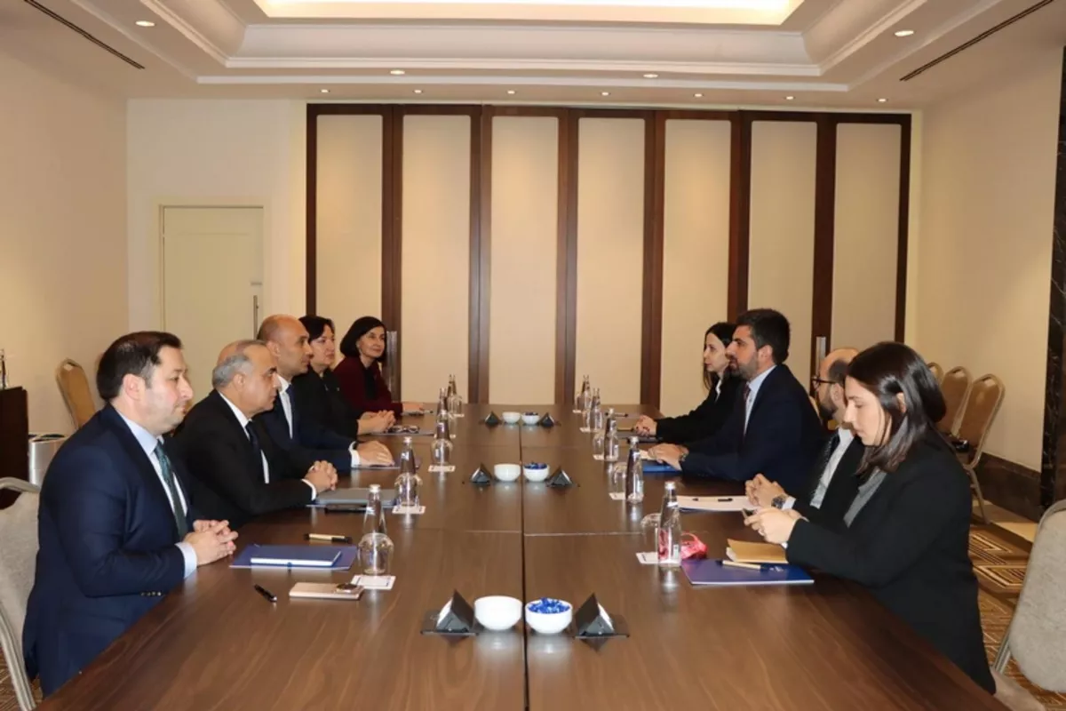 Azerbaijani and Armenian Parliamentary Delegations Hold Talks at OSCE PA Session