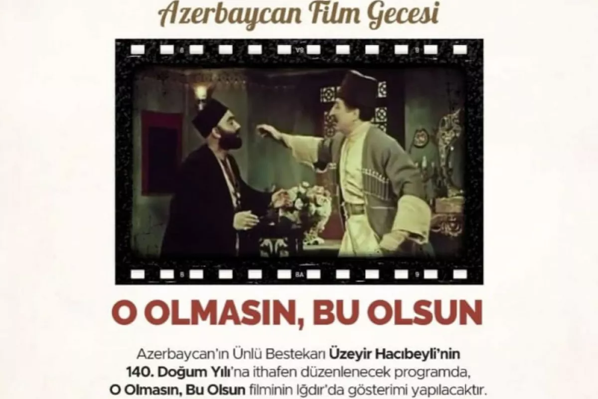 Uzeyir Hajibeyli’s Musical Comedy Staged in Türkiye’s Iğdır Province
