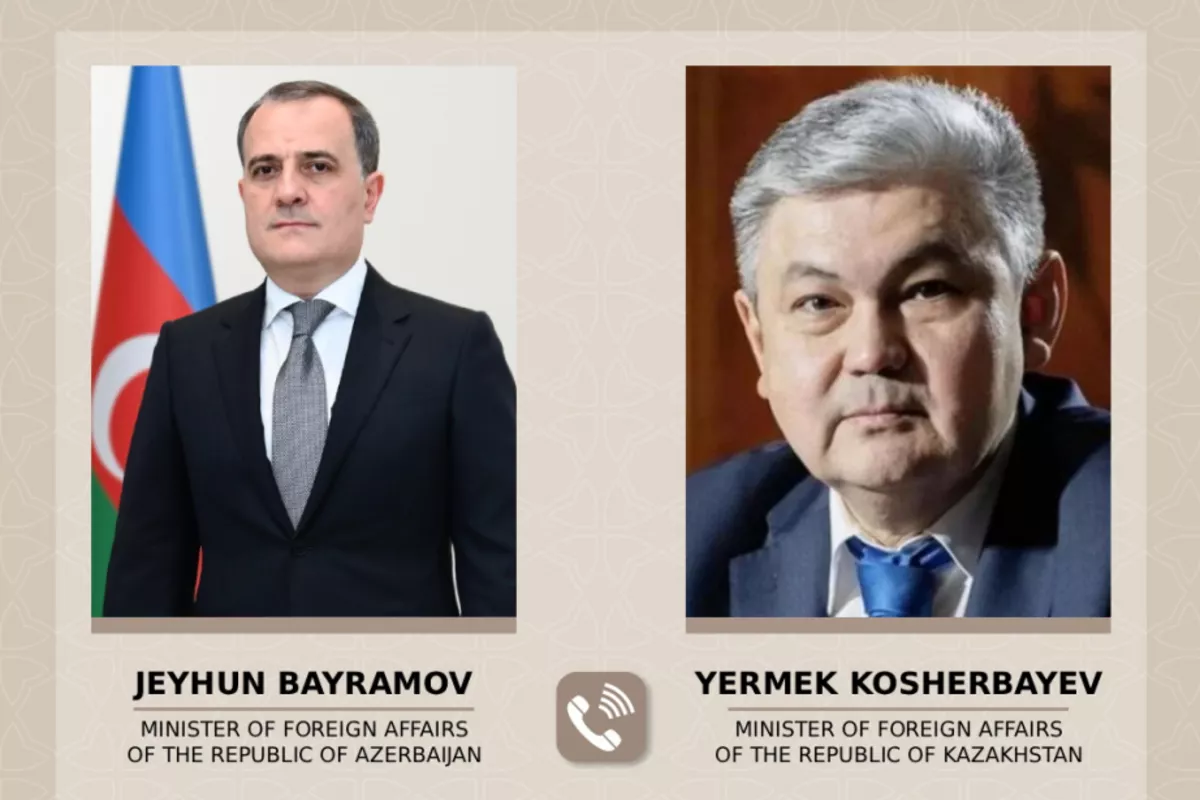 Azerbaijani, Kazakh Foreign Ministers Hold Phone Talk