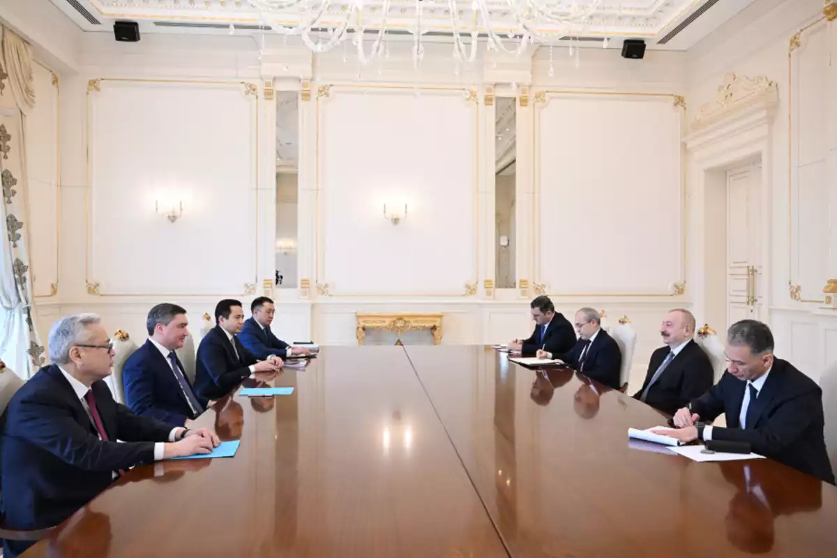 President Ilham Aliyev Receives Kazakhstan's Prime Minister