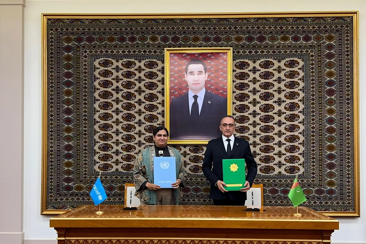 Turkmenistan, UNICEF Renew Pact to Protect Children with Vaccines Through 2028