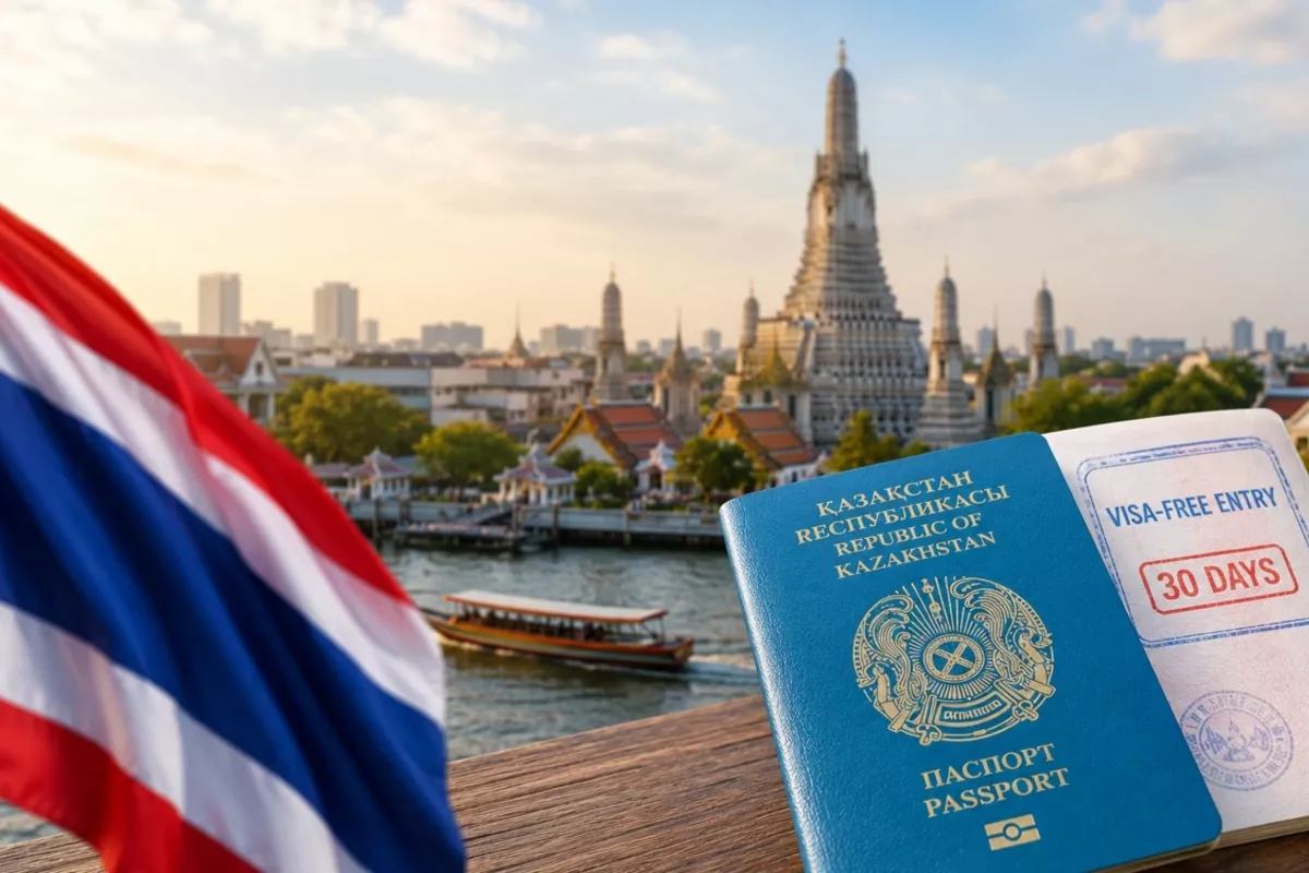 Kazakhstan Among Countries Facing Shorter Visa-Free Stay in Thailand