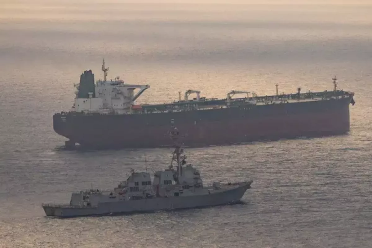 CENTCOM Conducts Strike on Third Ship Linked to Iranian Oil Transport