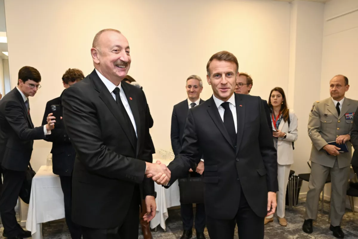 Azerbaijani, French Presidents Meet in Copenhagen