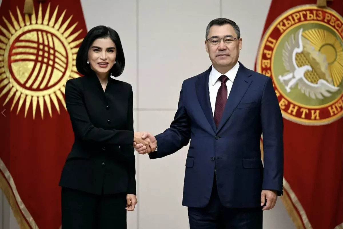 Sadyr Zhaparov Meets Uzbekistan's Presidential Administration Head Saida Mirziyoyeva