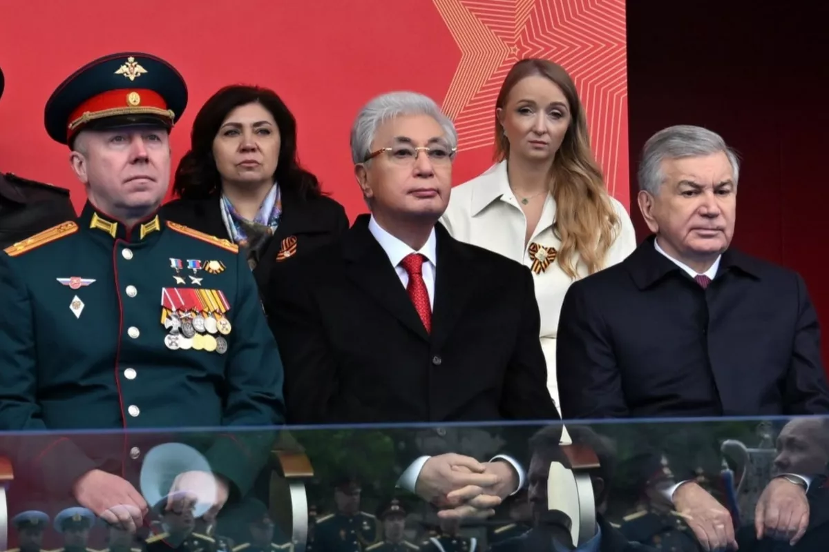 Kazakh President Tokayev Joins Victory Day Parade in Moscow’s Red Square