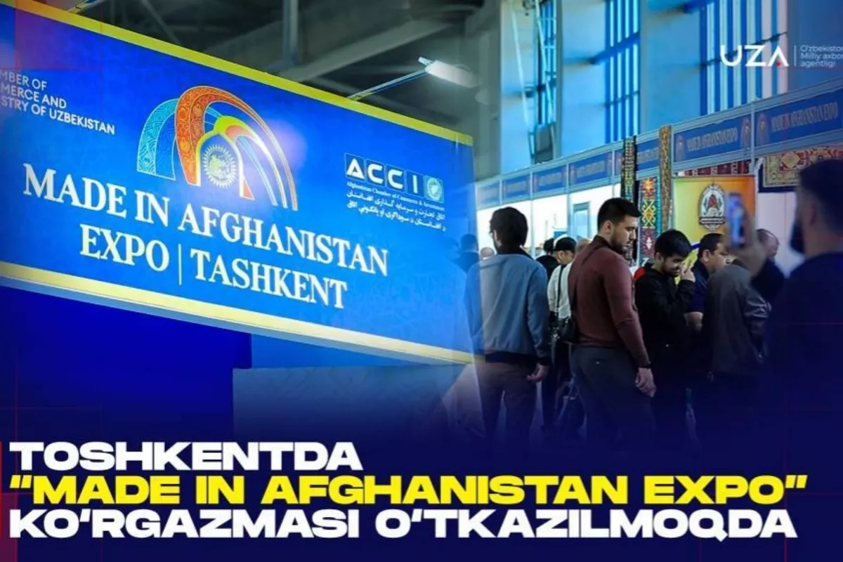 Afghan Products Gain Spotlight at Tashkent Expo 2026