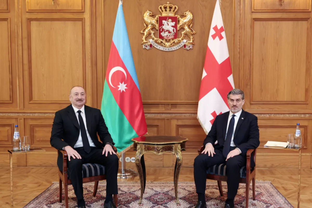 Aliyev and Kavelashvili Hold Bilateral Meeting