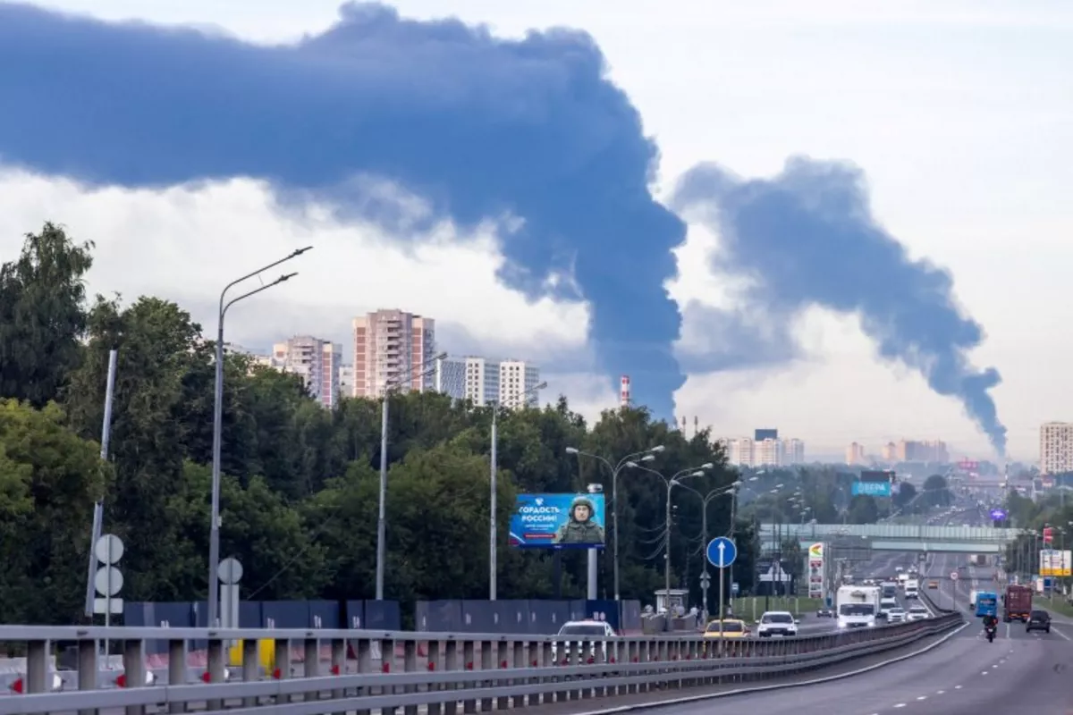 Massive Drone Attack Hits Moscow, Damages Oil Refinery Facility