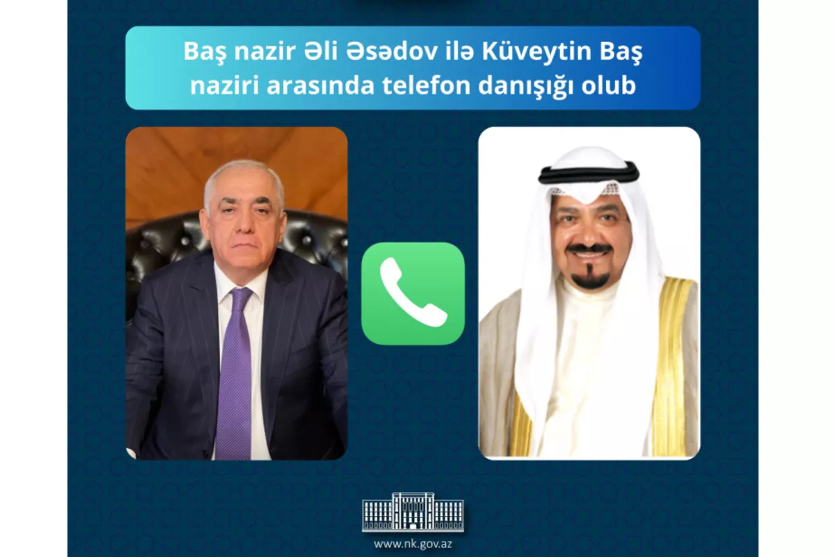 Azerbaijan, Kuwait PMs Talk by Phone
