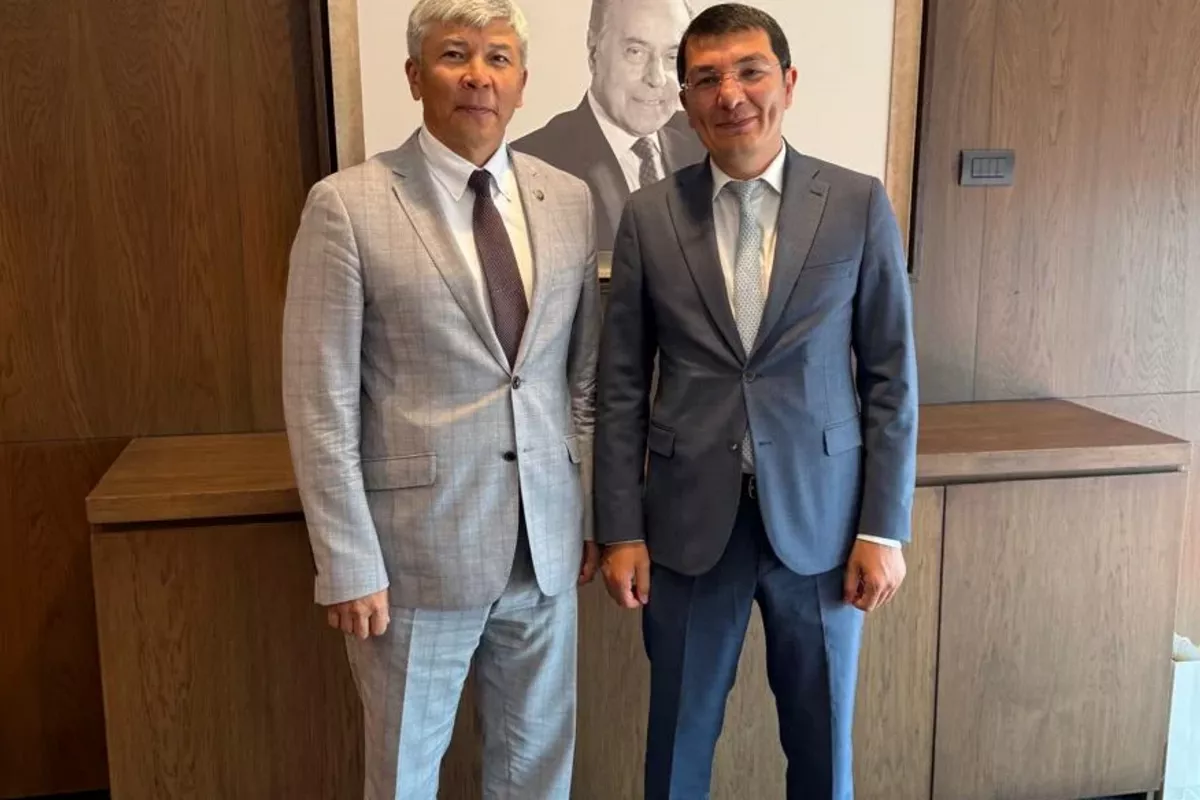 Kyrgyz Ambassador Meets Azerbaijan's First Deputy Economy Minister