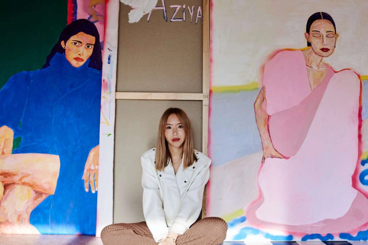 In my life, nothing has worked out as easily as painting artworks and selling them—Story of Aziya, a Kyrgyz-Kazakh Artist in Prague