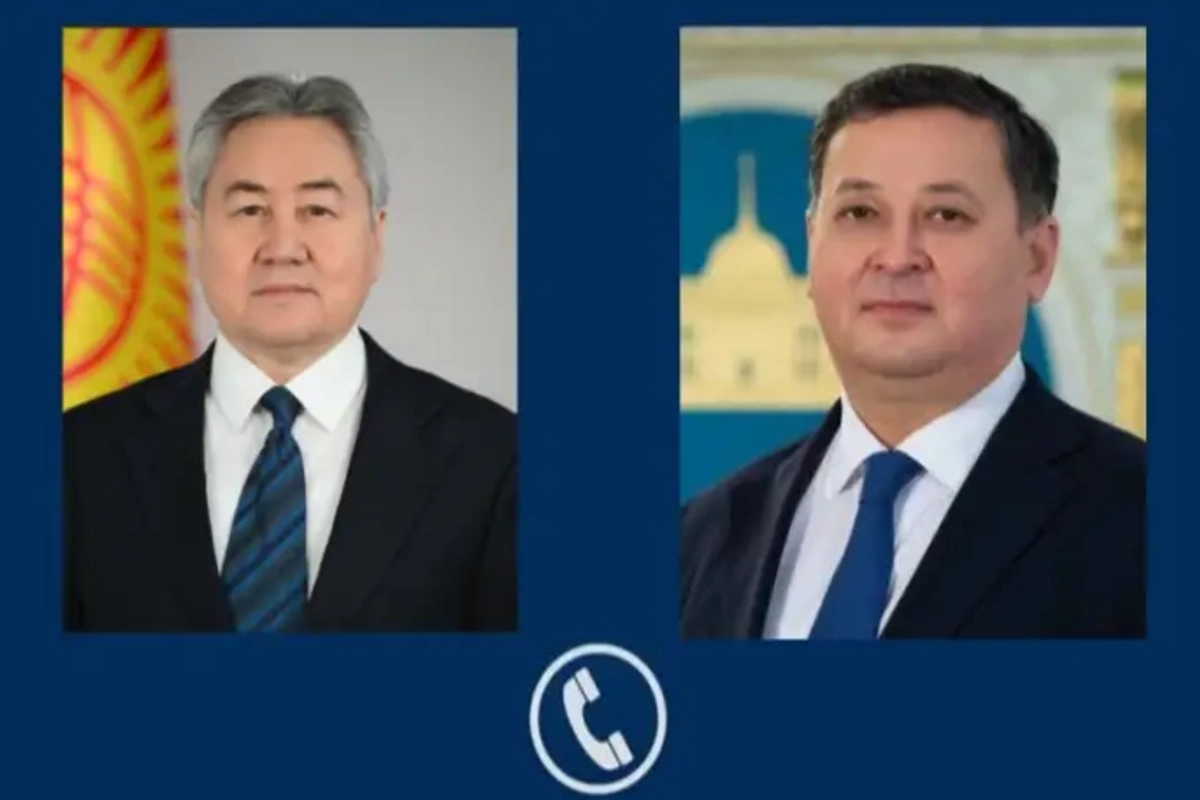 Kyrgyz and Kazakh Foreign Ministers Discuss in Phone Call