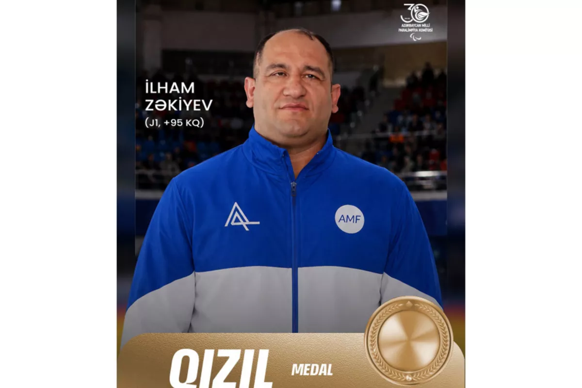 Azerbaijani Para-Judoka Wins European Title for Tenth Time