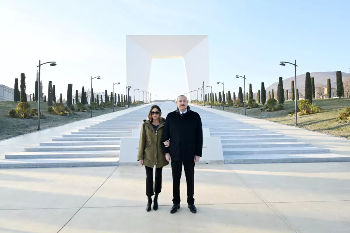 Aliyev Inaugurates Victory Park in Khankendi