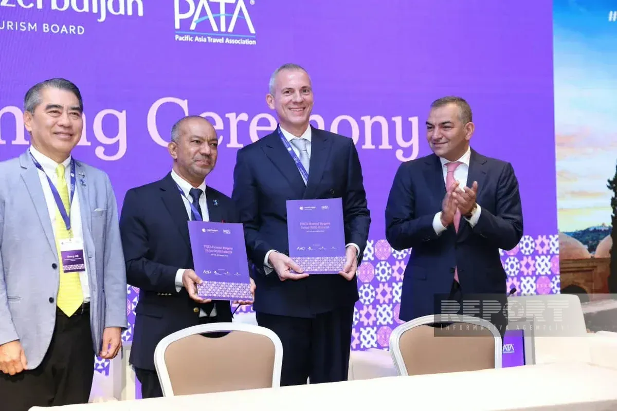 Azerbaijan Signs Tourism Deal to Attract More Visitors From Asia-Pacific Region