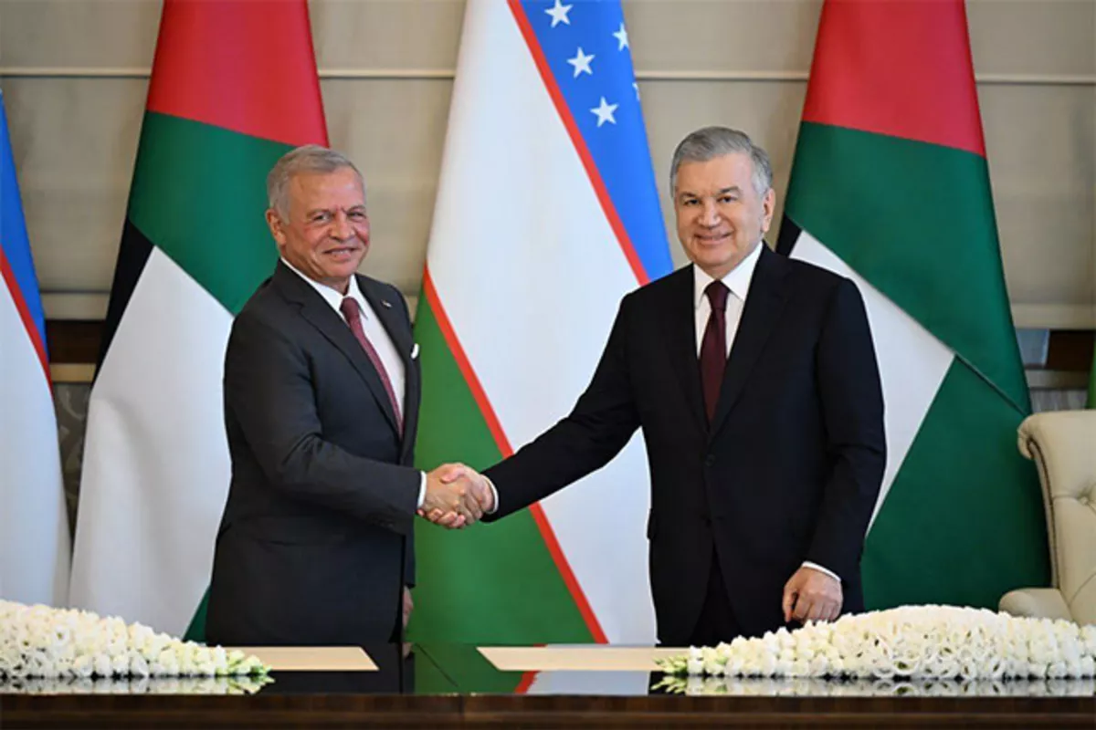 Uzbekistan, Jordan Seal Joint Declaration to Boost Strategic Partnership