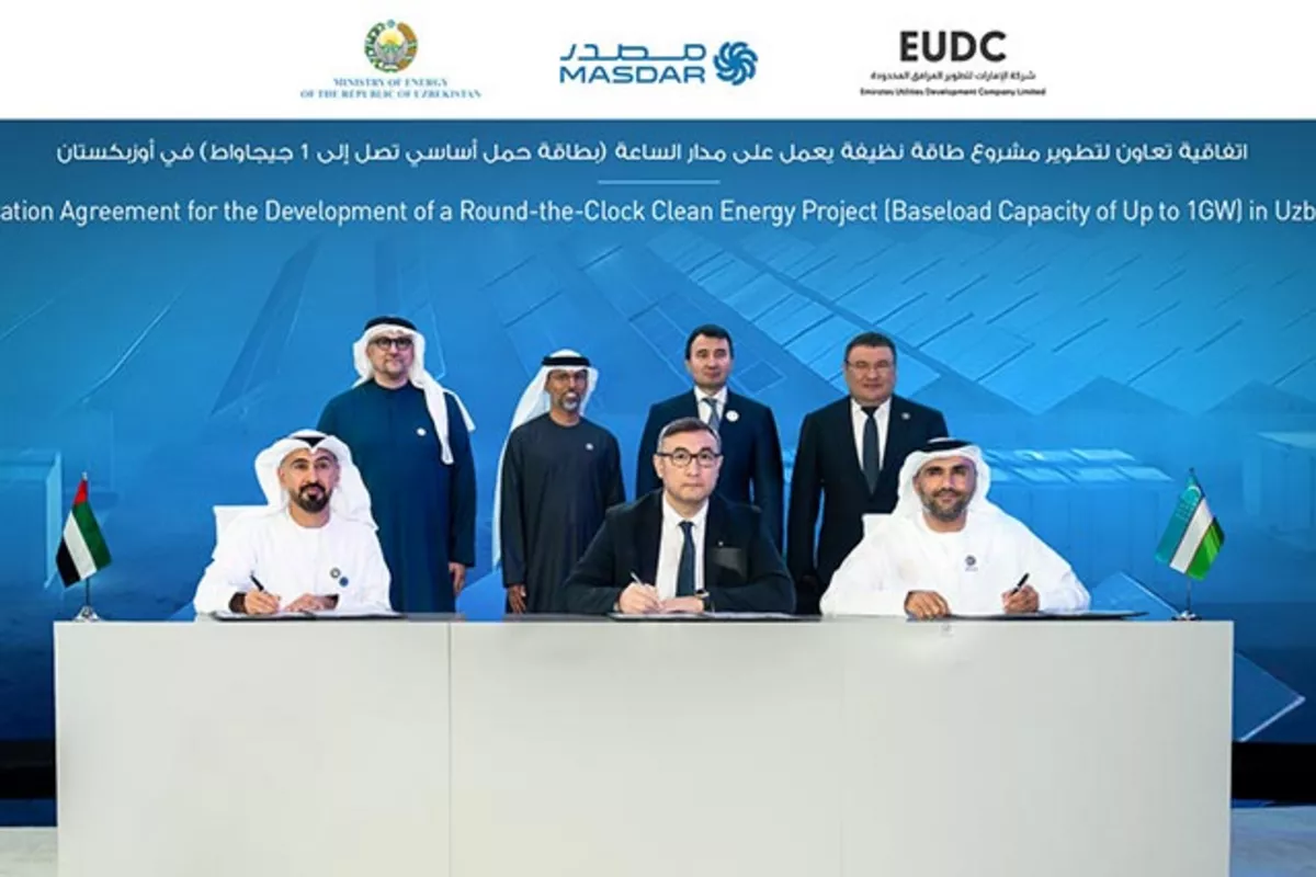 Masdar, Uzbekistan Launch 24/7 Gigascale Clean Power