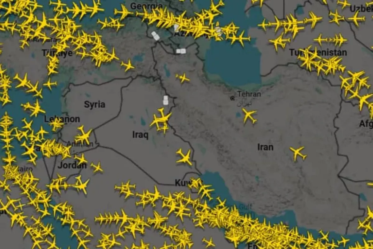 Iran Shuts Airspace to Most Flights Amid Rising Tensions