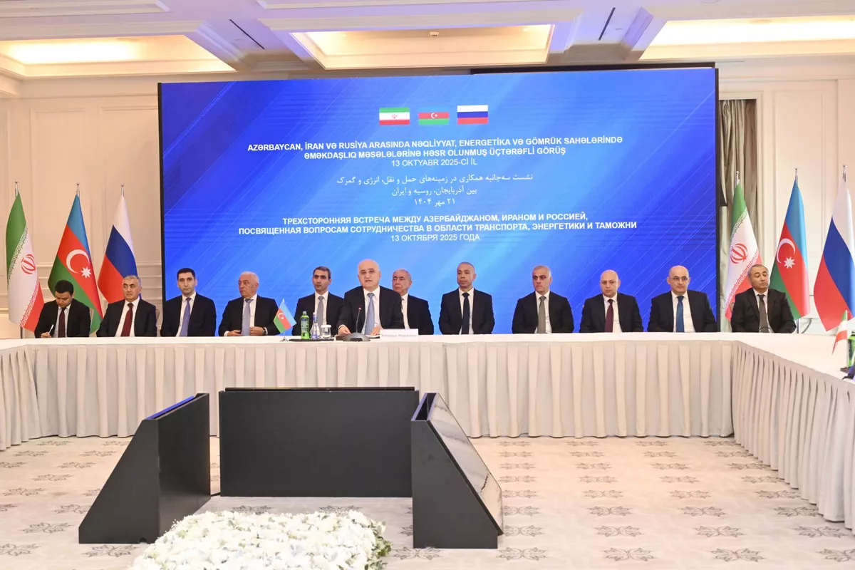 Azerbaijan, Iran, and Russia to Form Working Group to Enhance North-South Corridor Traffic