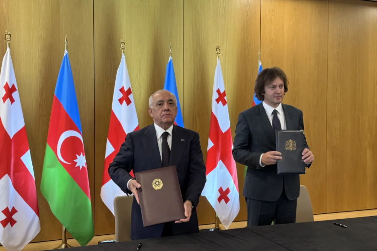 Azerbaijan, Georgia Sign New Agreements to Boost Trade and Border Cooperation