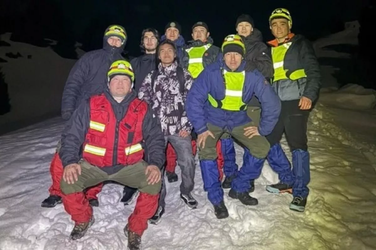 Kazakh Rescuers Save Hypothermic Teens in Almaty Highlands