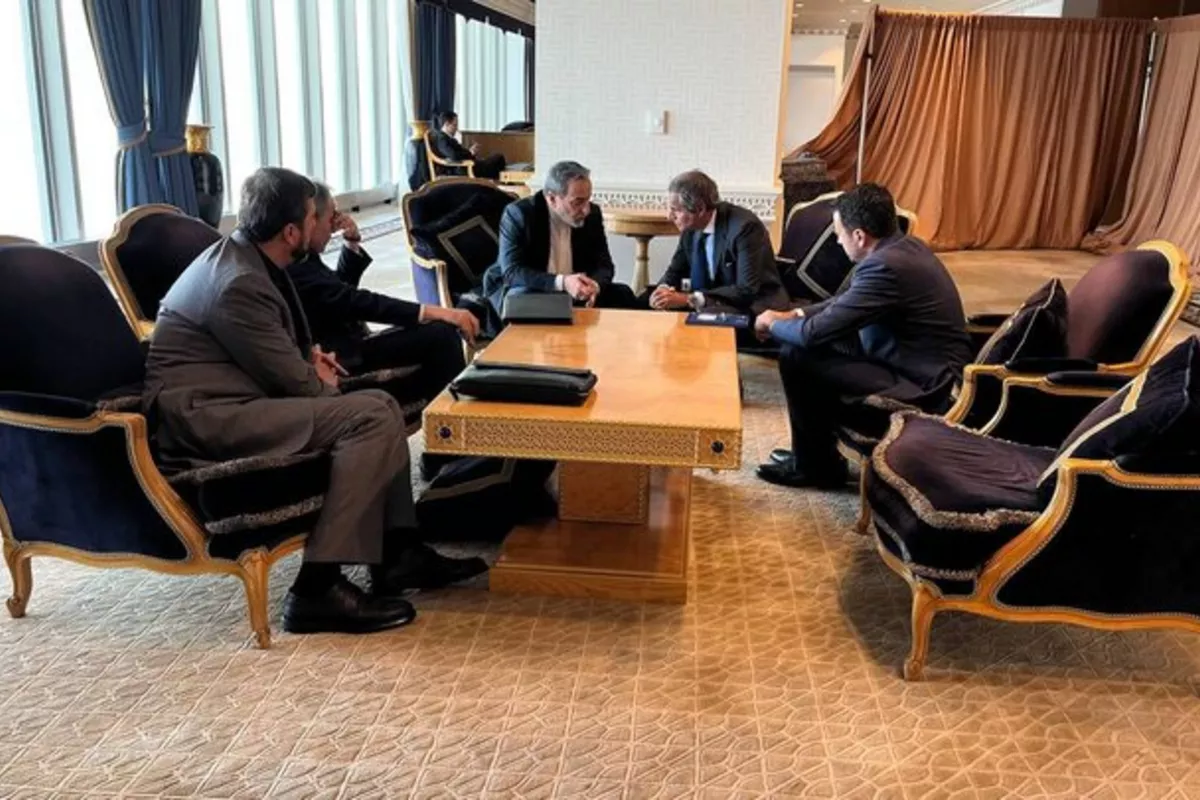 Iran's Araghchi Holds Second Meeting with IAEA Chief in New York