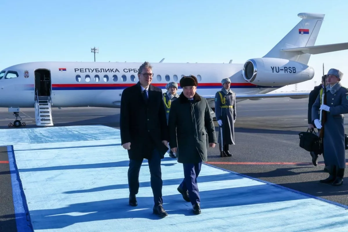 Serbian President Arrives in Kazakhstan for Key Talks - VIDEO