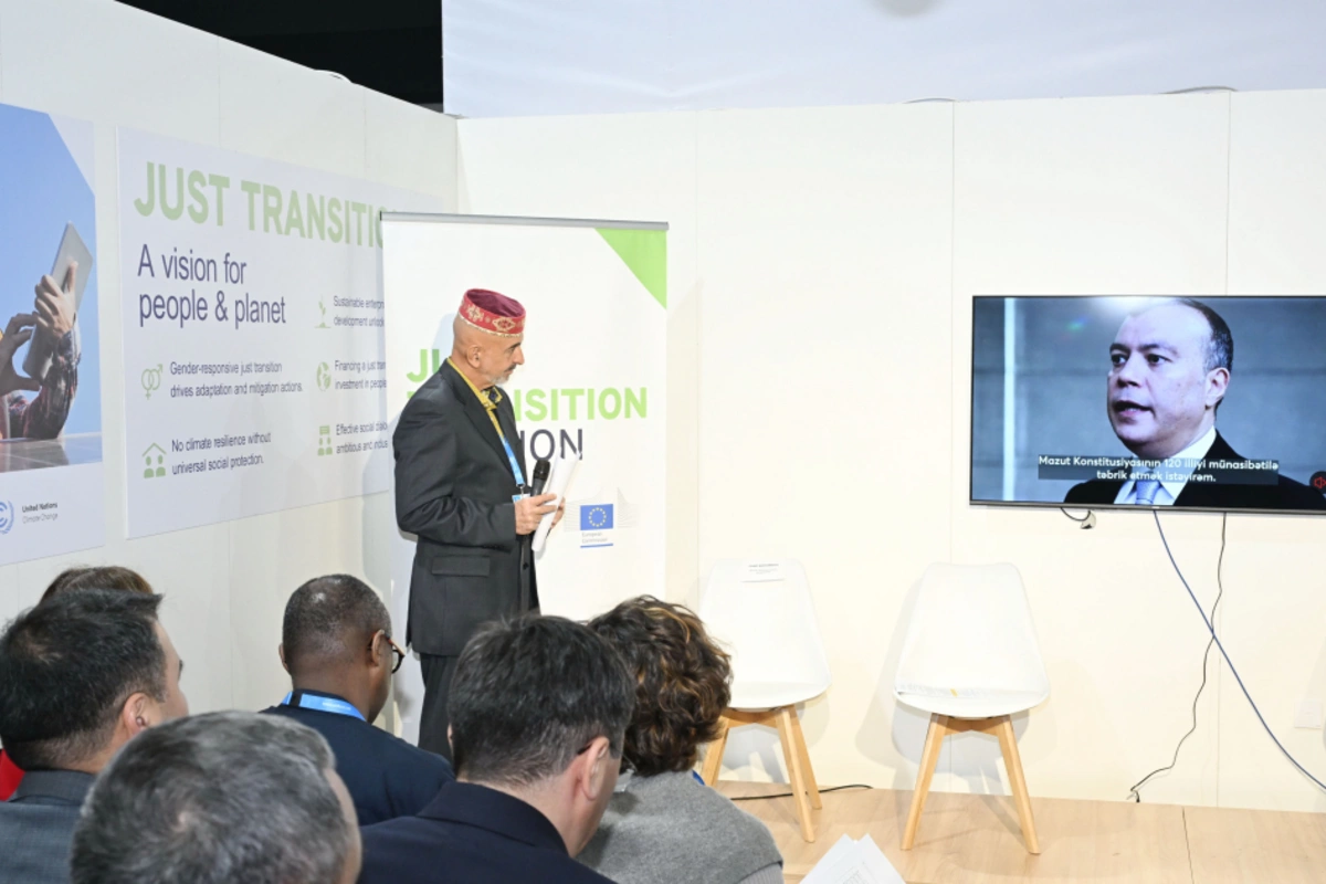 COP29 in Baku Hosts Event on Just Transition to Green Economy