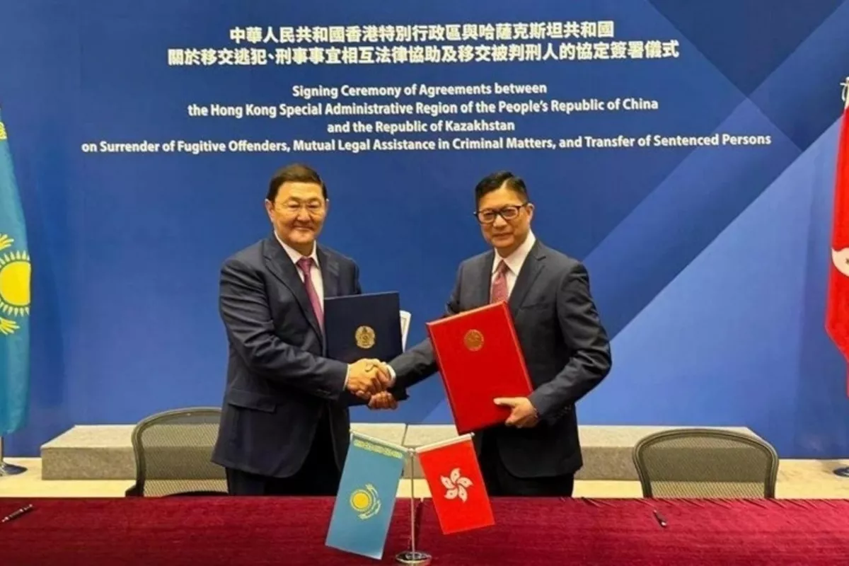 Kazakhstan, Hong Kong Sign Extradition and Legal Assistance Agreements
