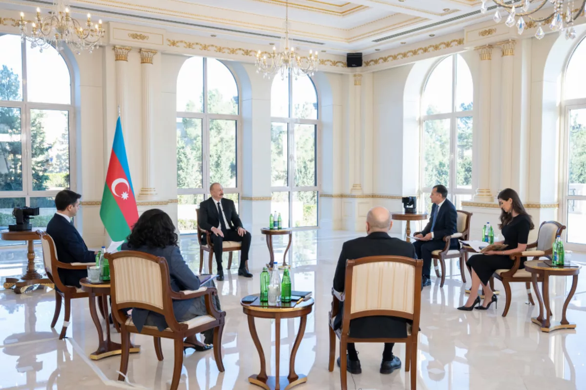 Azerbaijan Aims to Become Regional AI Hub: President Aliyev’s Interview with Local TV Channels