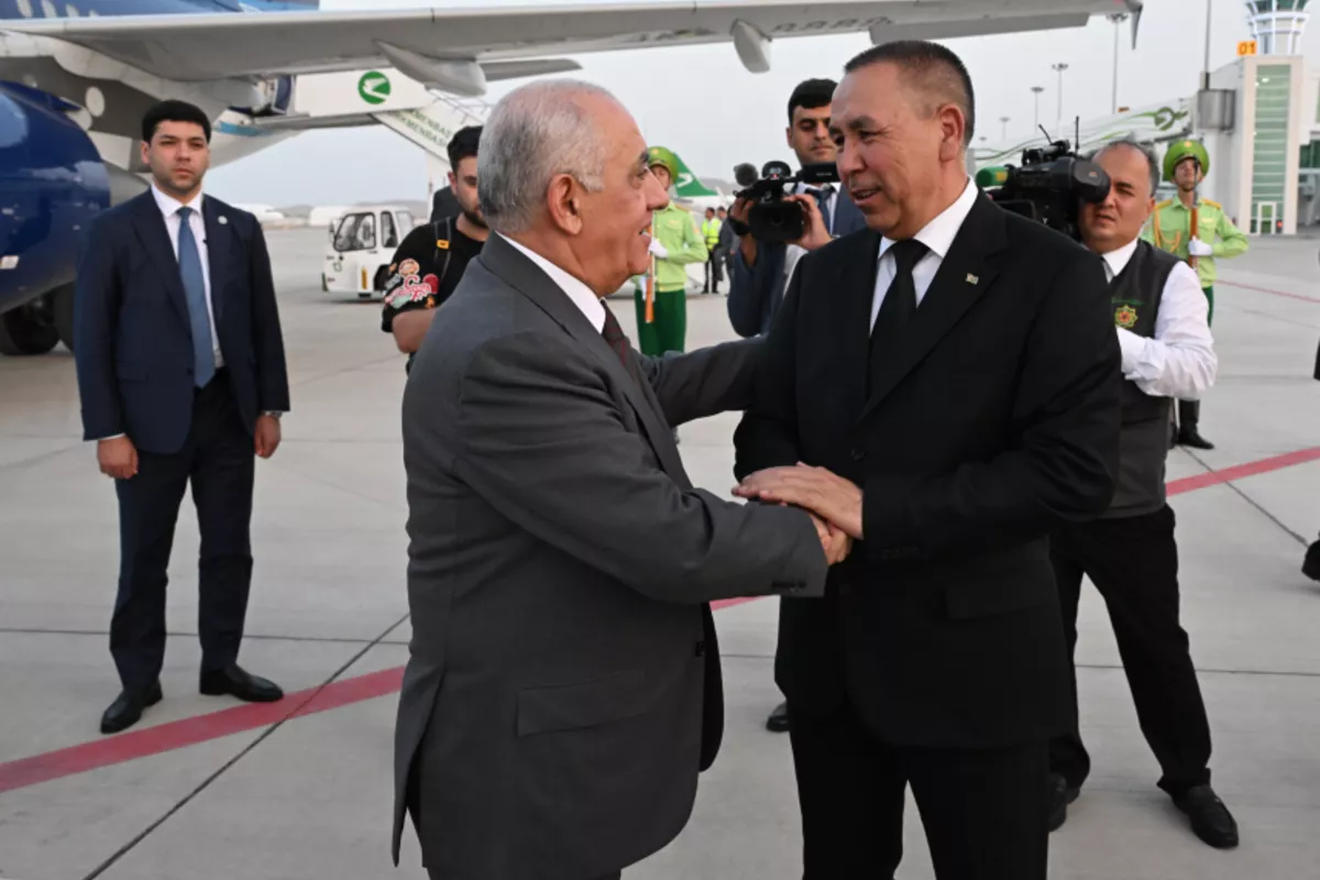 Prime Minister Ali Asadov Begins Working Visit to Turkmenistan