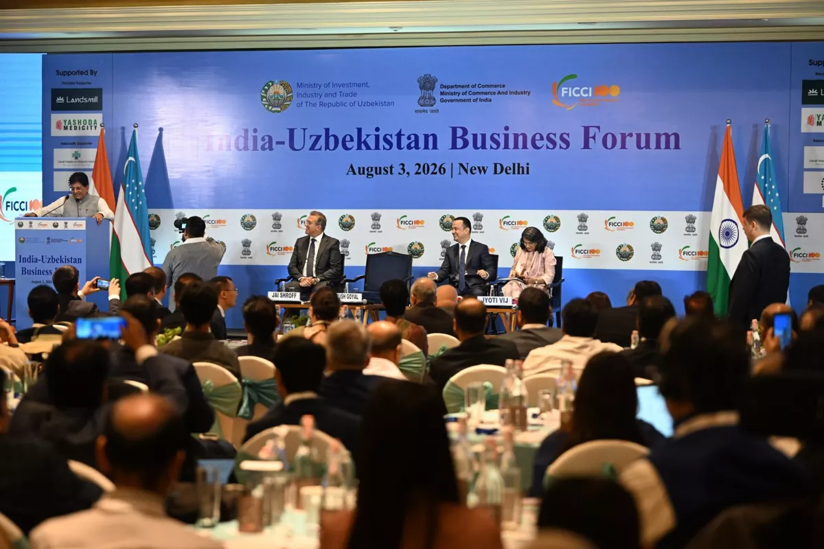 Uzbekistan and India Set $2B Trade Goal at New Delhi Forum