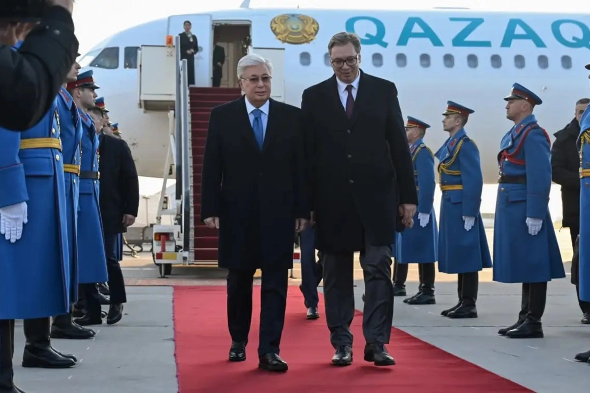 Kazakh President Arrives in Serbia for Official Visit