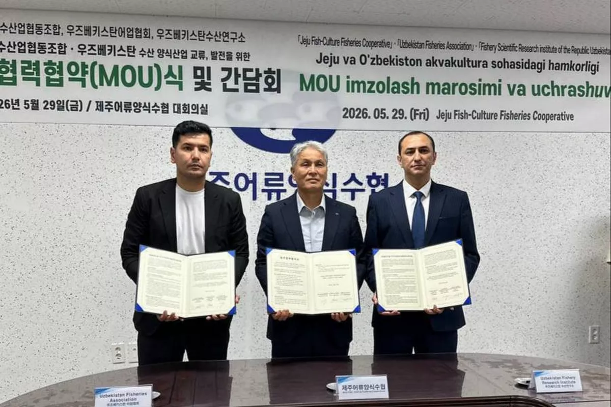 Uzbekistan, South Korea Launch New Phase of Aquaculture Cooperation
