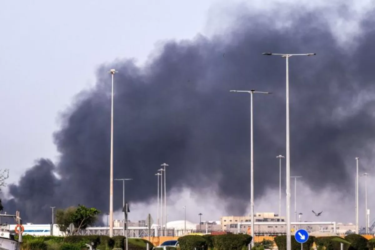 Iranian Drone Debris Sparks Fire at UAE Oil Industry Site