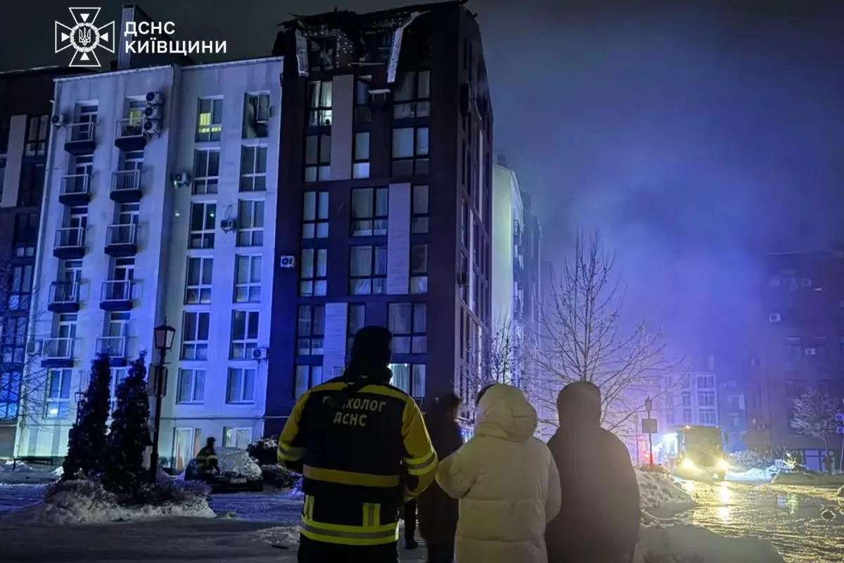 Russian Missile, Drone Strikes Hit Kyiv, Other Regions