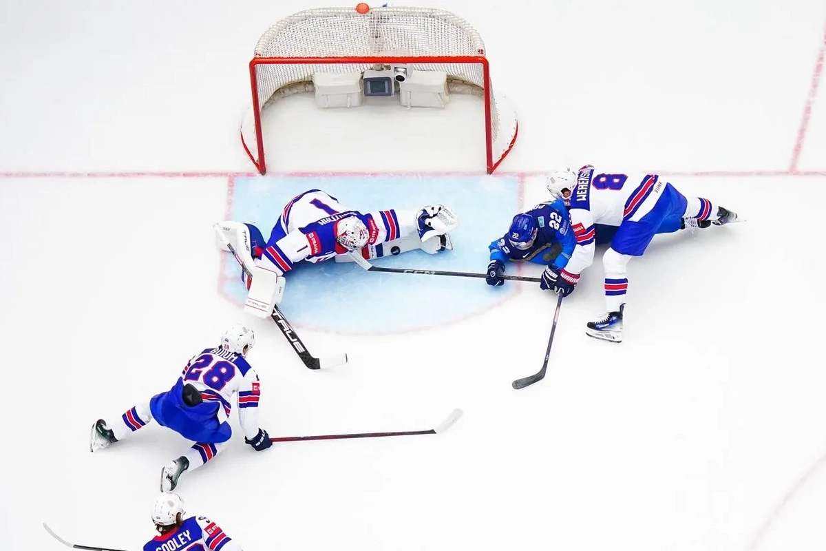 Fifth Defeat in a Row: Kazakhstan Played With the US Team at The Ice Hockey World Championship