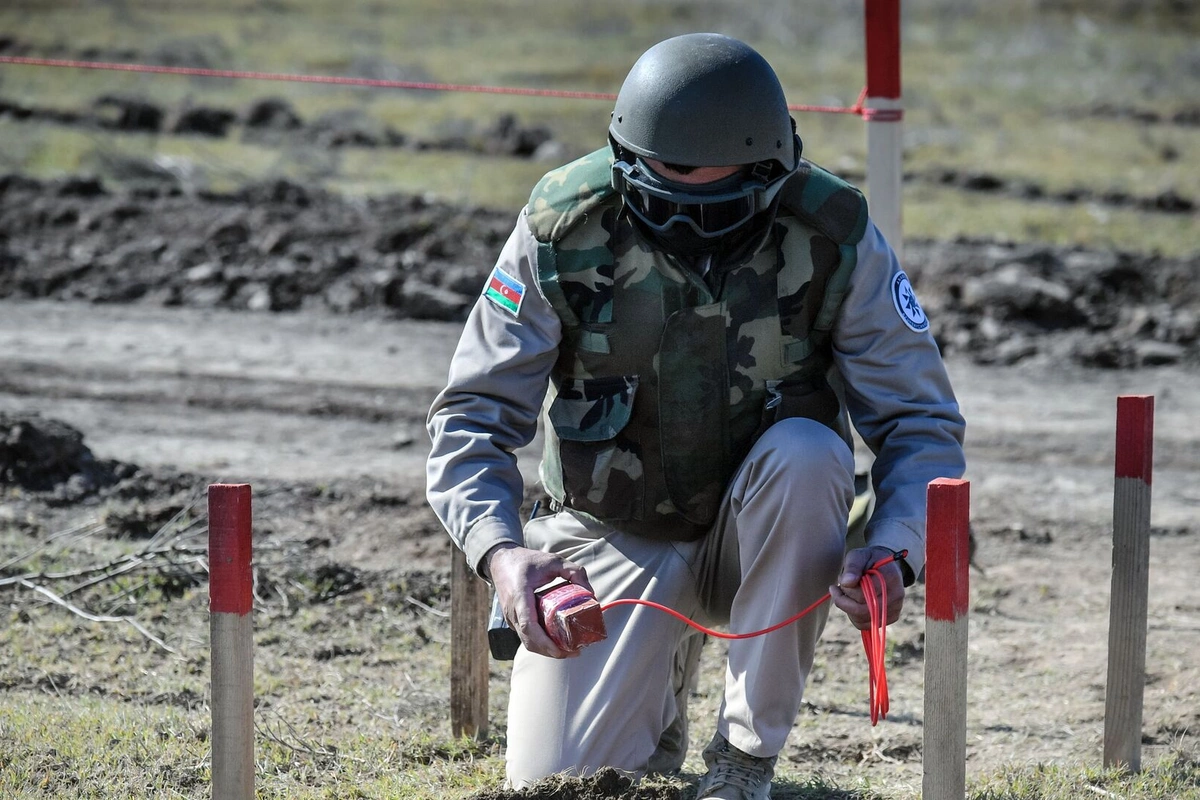 Azerbaijan Clears 3,583.8 Hectares of Mines and UXOs in Liberated Areas in January