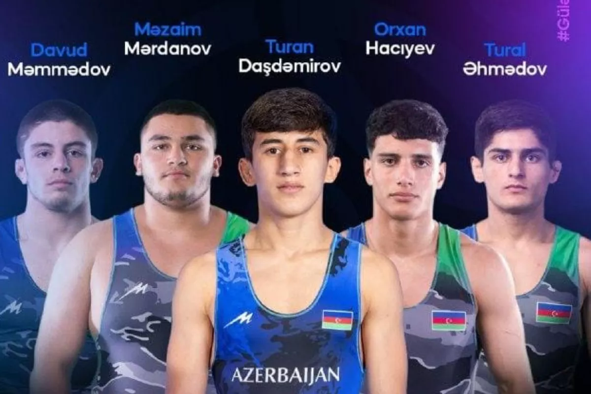 Azerbaijani Wrestlers Secure Three Silver Medals at U-20 European Championships