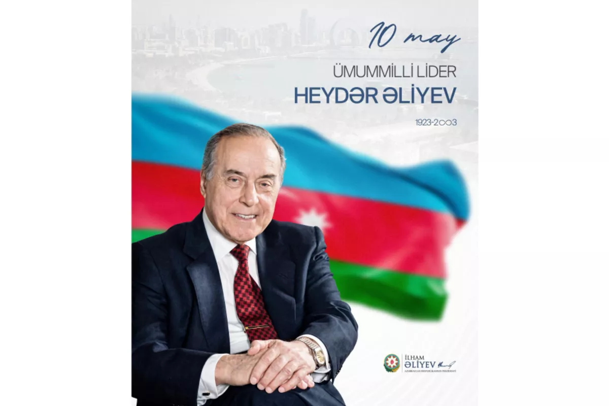 Azerbaijani President Shares Post on 103rd Anniversary of National Leader