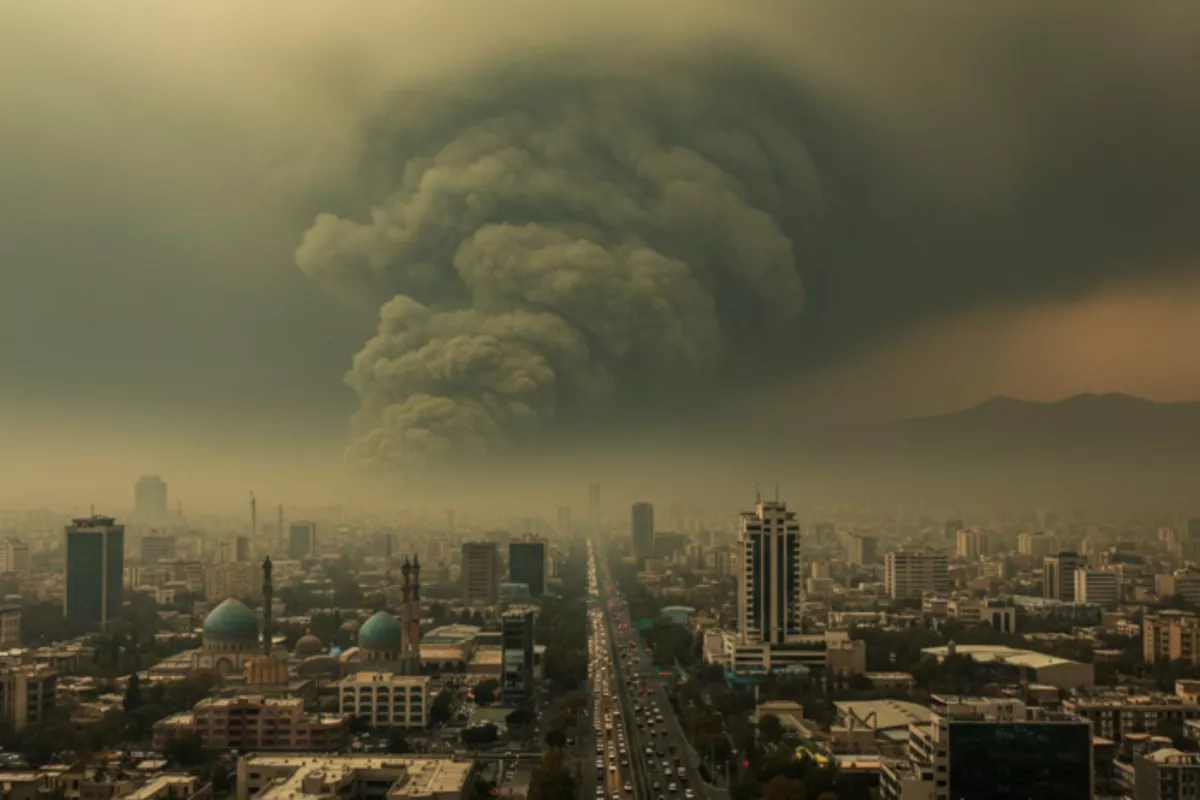 Toxic Cloud Moving Toward Central Asia? Concerns Rise After Oil Depot Explosions in Iran