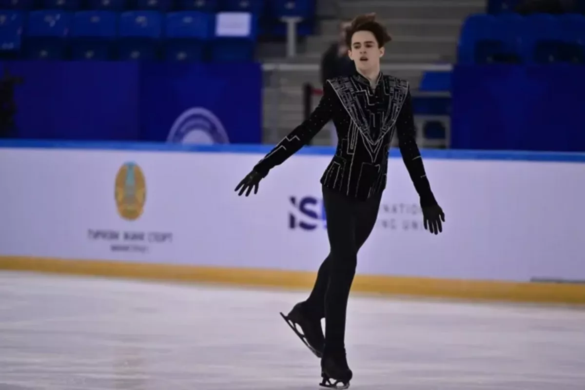 Kazakh Figure Skater Glides to Victory at Denis Ten Challenge